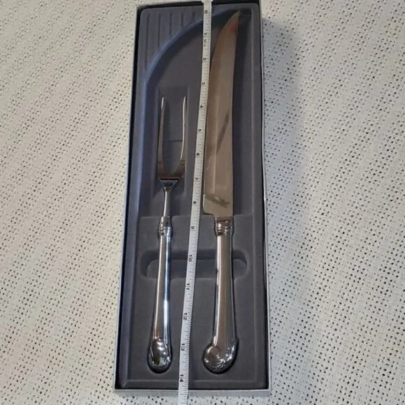 GUMP'S Carvel Hall‎ Made in USA 2 piece Carving Knife and Fork - Picture 7 of 11